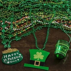 Green Bead Necklaces, Multiple Counts