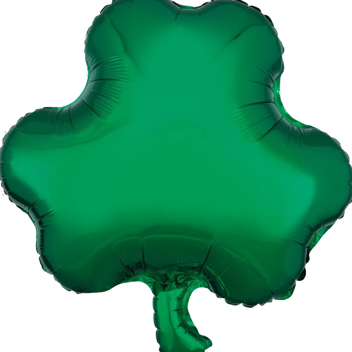 Green Shamrock St. Patrick's Day Foil Balloon, 17in x 18in
