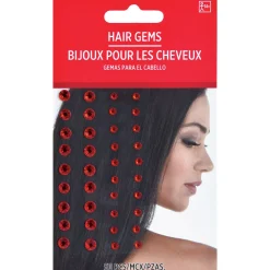 Hair Gems, 50pc, Assorted Colors