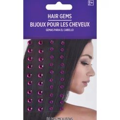 Hair Gems, 50pc, Assorted Colors