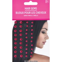 Hair Gems, 50pc, Assorted Colors