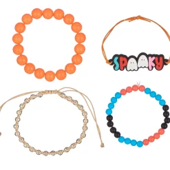 Halloween Ghost Bracelets, 4pc