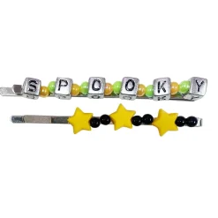 Halloween Theme Bobby Pins & Hair Clip Set, 4pc