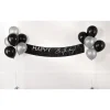Happy Birthday! Fringe Banner with Balloons