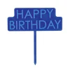 Happy Birthday Navy Cake Topper