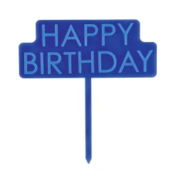 Happy Birthday Navy Cake Topper
