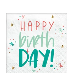 Happy Cake Day Birthday Lunch Napkins, 6.5in, 16ct