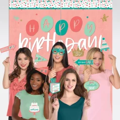 Happy Cake Day Birthday Photo Booth Kit 16pc