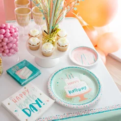 Happy Cake Day Dessert Plates, 7in, 8ct
