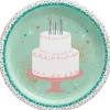 Happy Cake Day Paper Dinner Plates, 10.5in, 8ct