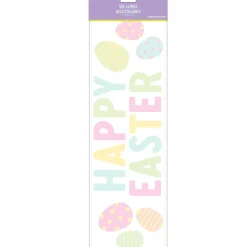 Happy Easter Gel Cling Decals, 17pc