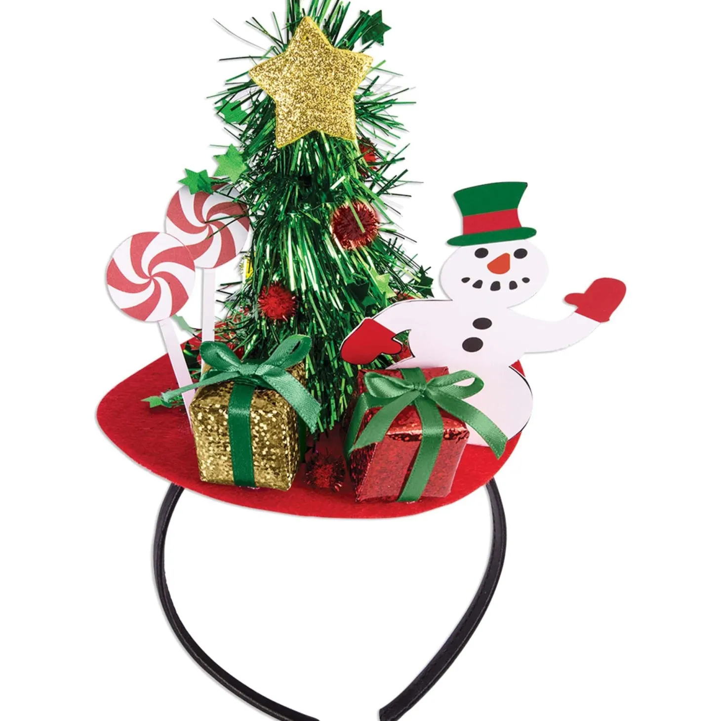 Headband w/ Mini Christmas Tree