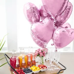 Heart Balloon, 17in, Assorted Colors