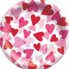 Heart Party Paper Lunch Plates, 8.5in, 8ct