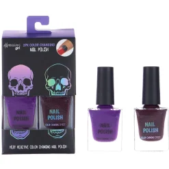 Heat Reactive Color Changing Halloween Nail Polishes, 2pc