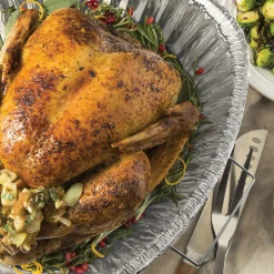 Heavy Duty Aluminum Roaster Pan with Handles