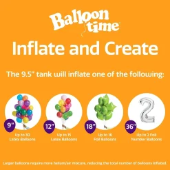 Helium Tank, Sizes Jumbo and Standard