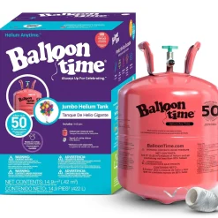 Helium Tank, Sizes Jumbo and Standard