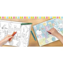 Hello Bunny Easter Coloring Placemats 24ct