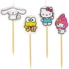 Hello Kitty and Friends Candle Pick Set, 4pc - Sanrio