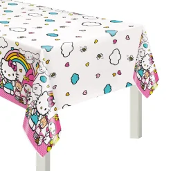 Hello Kitty and Friends Plastic Table Cover, 54in x 84in - Sanrio