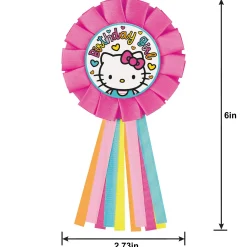 Hello Kitty Birthday Girl Badge, 3.25in x 7.5in - Sanrio