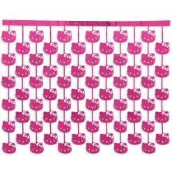 Hello Kitty Cutout Foil Curtain, 5ft x 4ft - Sanrio