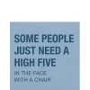 High Five Beverage Napkins, 5in, 20ct