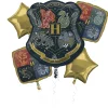 Hogwarts Foil Balloon Bouquet, 5pc - Harry Potter