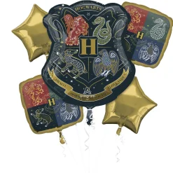 Hogwarts Foil Balloon Bouquet, 5pc - Harry Potter