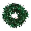 Holly and Tinsel Wreath