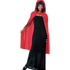 Hooded Cape, Red