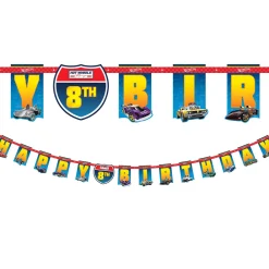 Hot Wheels Birthday Banner Kit