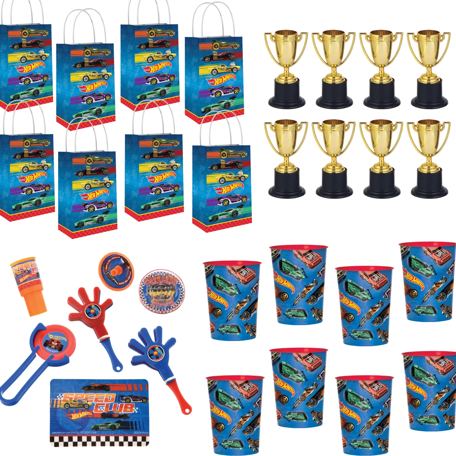 Hot Wheels Favor Kit for 8 Guests