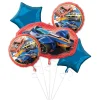 Hot Wheels Foil Balloon Bouquet, 5pc