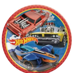 Hot Wheels Lunch Plates, 9in, 8ct