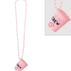 I Do Crew Shot Glass Necklaces, 1.5oz, 6ct