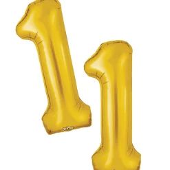 16in Air-Filled Number (0-9) Balloons, 2ct, Assorted Colors