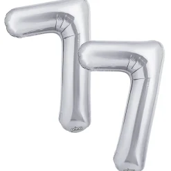 16in Air-Filled Number (0-9) Balloons, 2ct, Assorted Colors