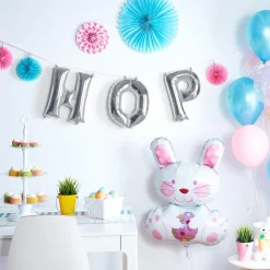 13in Air-Filled Silver Letter (A-Z) Balloons