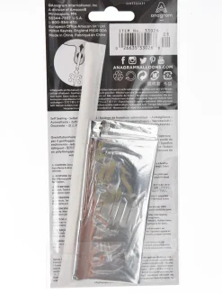13in Air-Filled Silver Letter (A-Z) Balloons