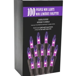 Incandescent Plastic String Lights, 100 Bulbs, 21ft, Assorted Colors