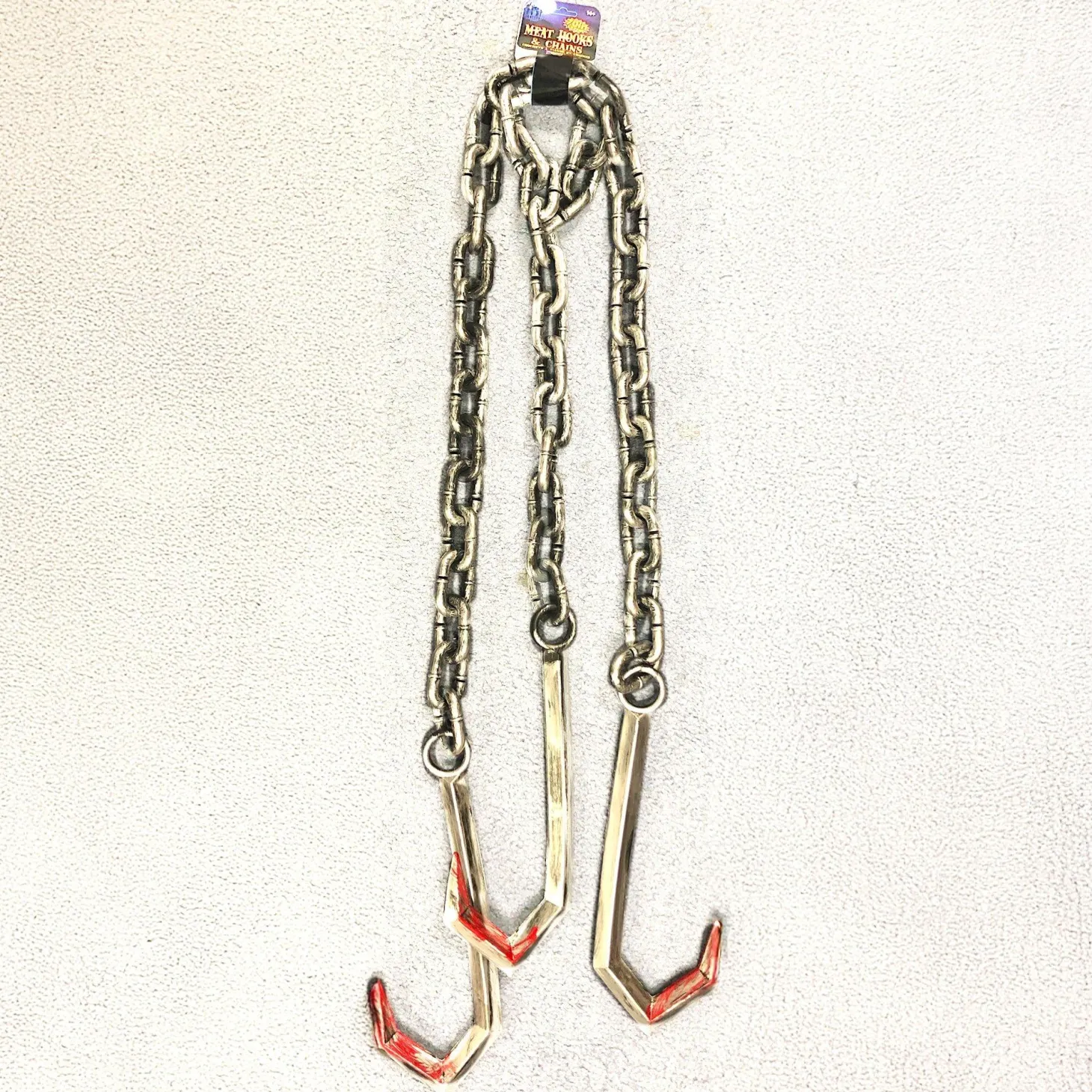 70-inch Bloody Meat Hook and Chain Prop