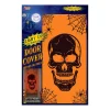60-inch Creepy Skull Light Up Door Cover Decoration