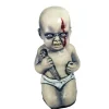 14-inch Evil Zombie Baby Holding Knife Prop