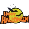 18-inch Happy Halloween Hanging Decoration