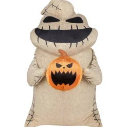 18-inch The Nightmare Before Christmas Oogie Boogie Holding Pumpkin Plush Front Door Greeter