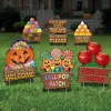 13-inch Trick or Trick Candy Lawn Decoration - 6 Piece