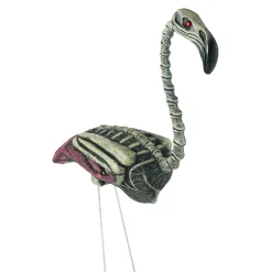 18-inch Zombie Skeleton Flamingo Lawn Decoration
