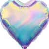 18in Iridescent Heart Foil Balloon